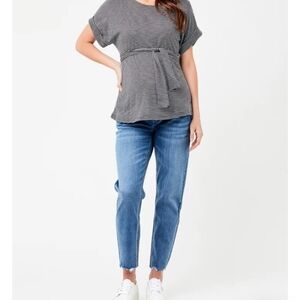 Ripe Maternity Jamie Raw Edge Jeam Size S